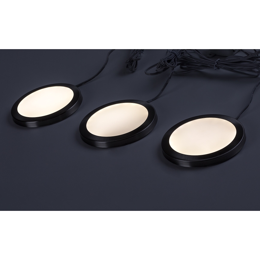 Rabalux - LOT 3x Éclairage à intensité variable pour placard 3xLED/1W/230V 4000K