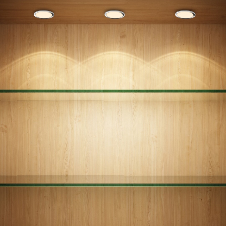 Rabalux - Ensemble de 3 éclairages LED dimmables pour armoire LED/1W/230V 4000K