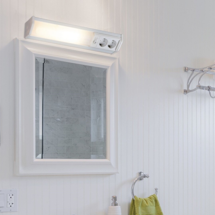 Rabalux - Réglette LED de cuisine avec 2 prises LED/10W/230V 4000K 50 cm blanc