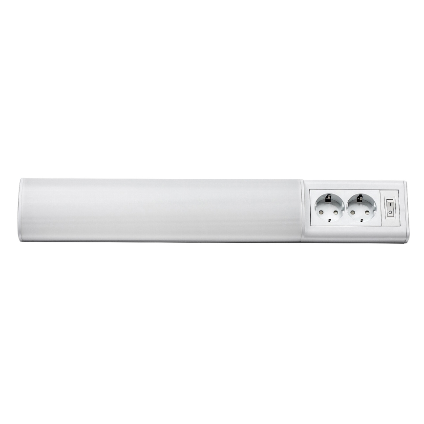Rabalux - Réglette LED de cuisine avec 2 prises LED/10W/230V 4000K 50 cm blanc