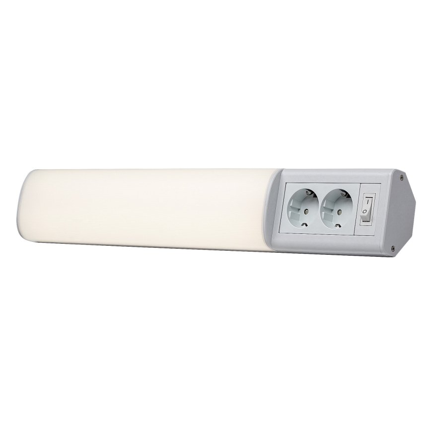 Rabalux - Réglette LED de cuisine avec 2 prises LED/10W/230V 4000K 50 cm blanc