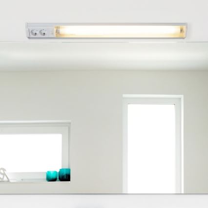 Rabalux - Réglette LED de cuisine avec 2 prises LED/15W/230V 4000K 70 cm blanc