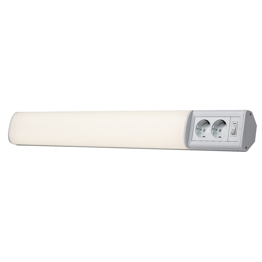 Rabalux - Réglette LED de cuisine avec 2 prises LED/15W/230V 4000K 70 cm blanc
