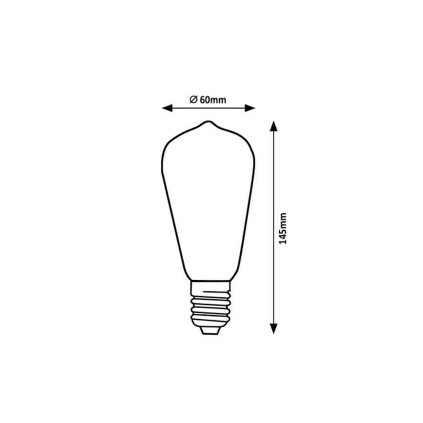 Rabalux - LED Lamp ST64 E27/4W/230V 4000K