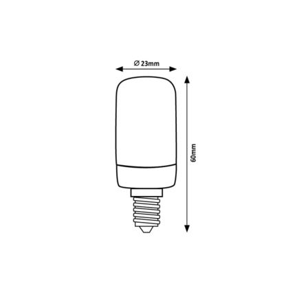 Rabalux - LED Lamp T20 E14/2W/230V 2700K