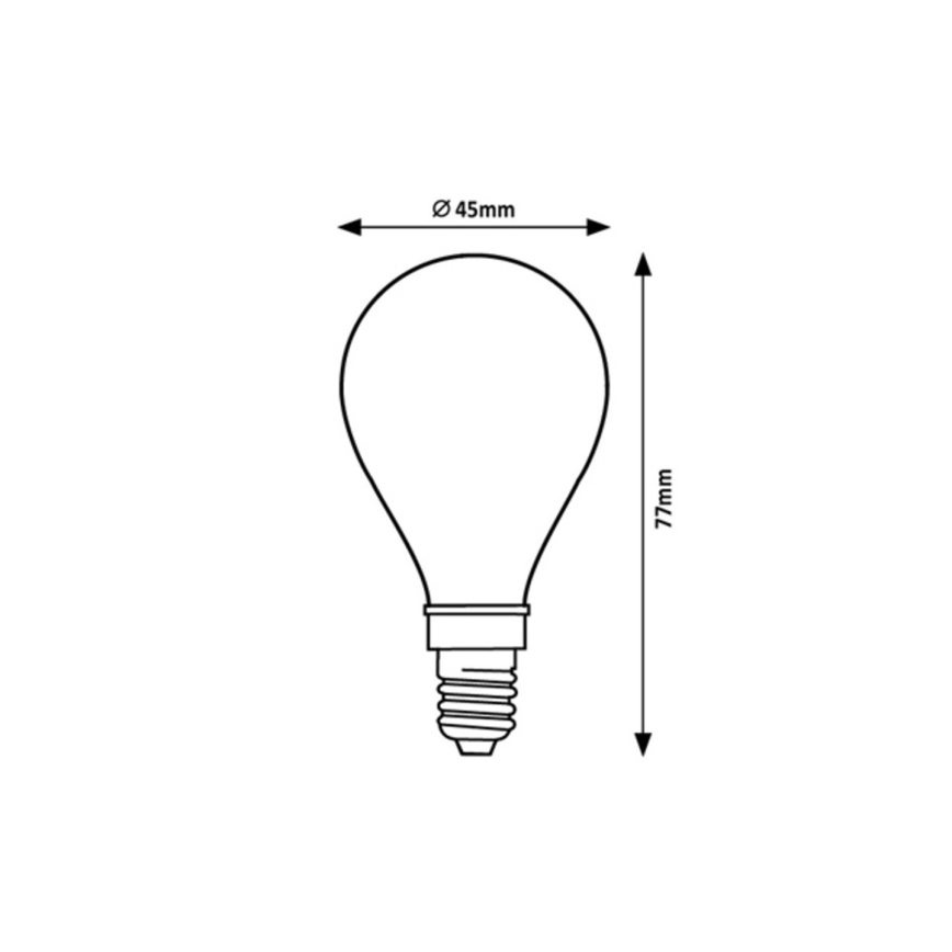 Rabalux - LED Lamp G45 E14/4W/230V 2700K
