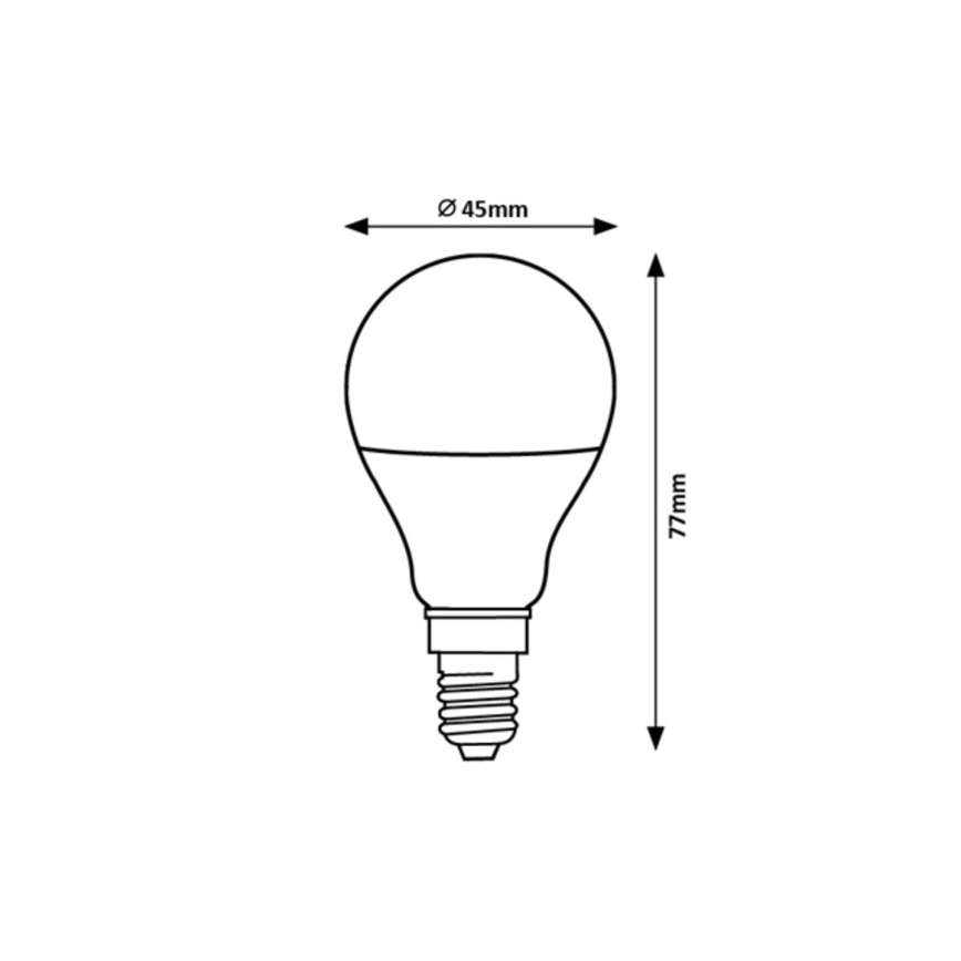 Rabalux - LED Lamp G45 E14/5W/230V 6500K