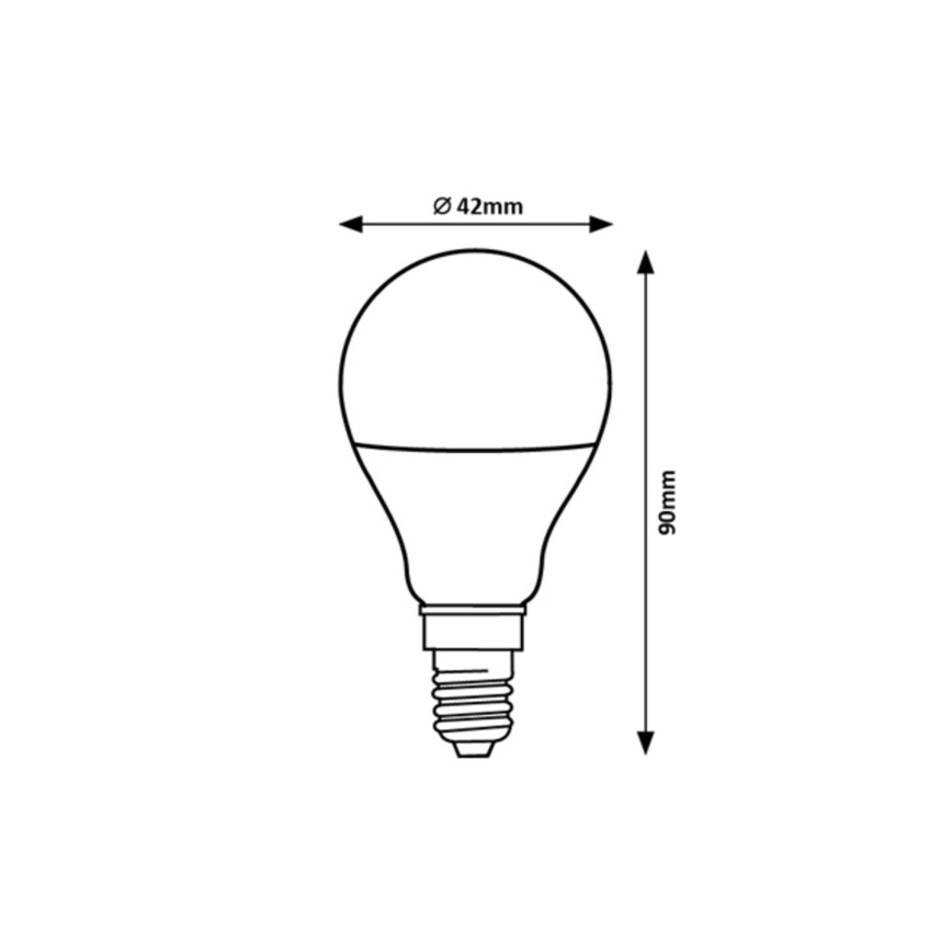 Rabalux - LED Lamp G45 E14/9W/230V 4000K