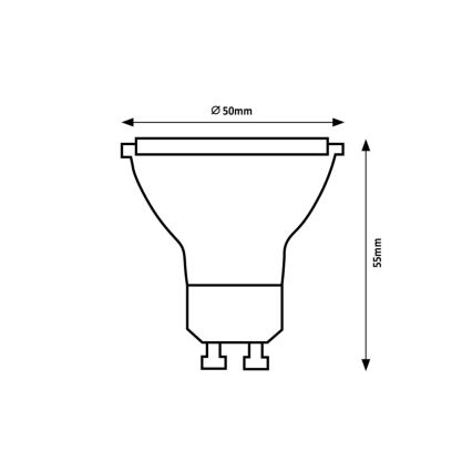Rabalux - LED Lamp GU10/5W/230V 4000K