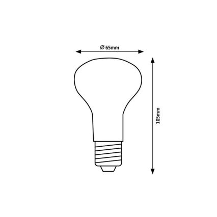 Rabalux - LED Lamp R63 E27/9W/230V 3000K