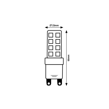 Rabalux - LED Lamp G9/7W/230V 3000K