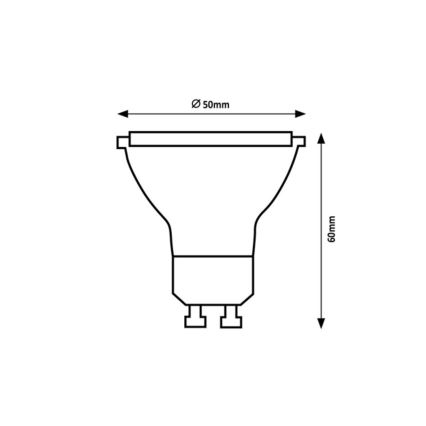 Rabalux - Ampoule LED SMD GU10/7W/230V 4000K