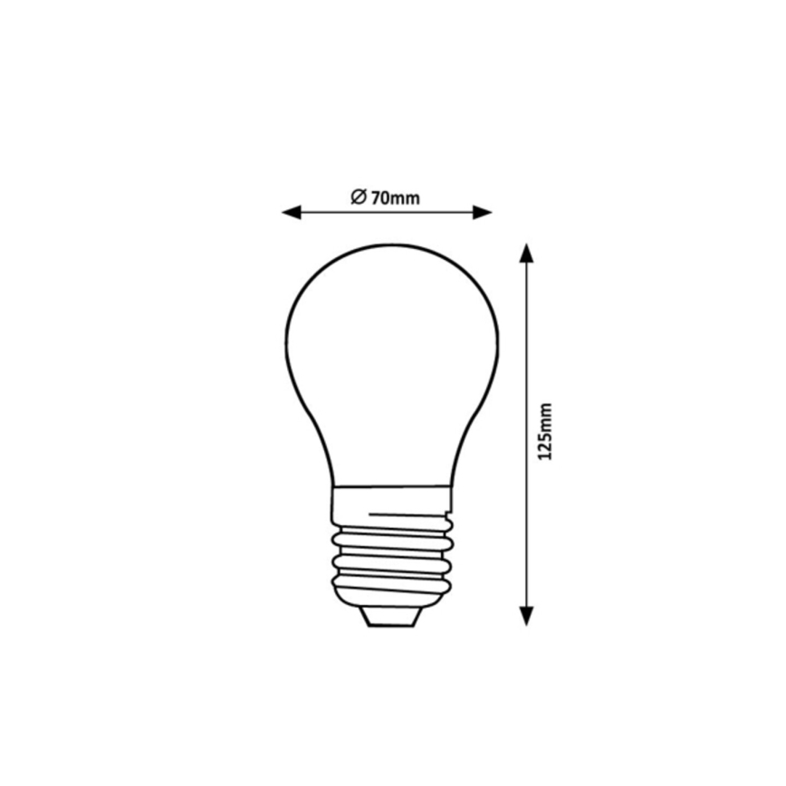 Rabalux - LED-lamp FILAMENT A70 E27/18W/230V 3000K