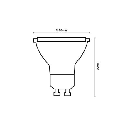 Rabalux - Ampoule LED SMD GU10/7W/230V 3000K