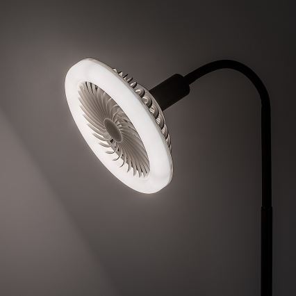 Rabalux - Ampoule LED dimmable avec ventilateur SMD E27/16W/230V 3000–6500 K + télécommande