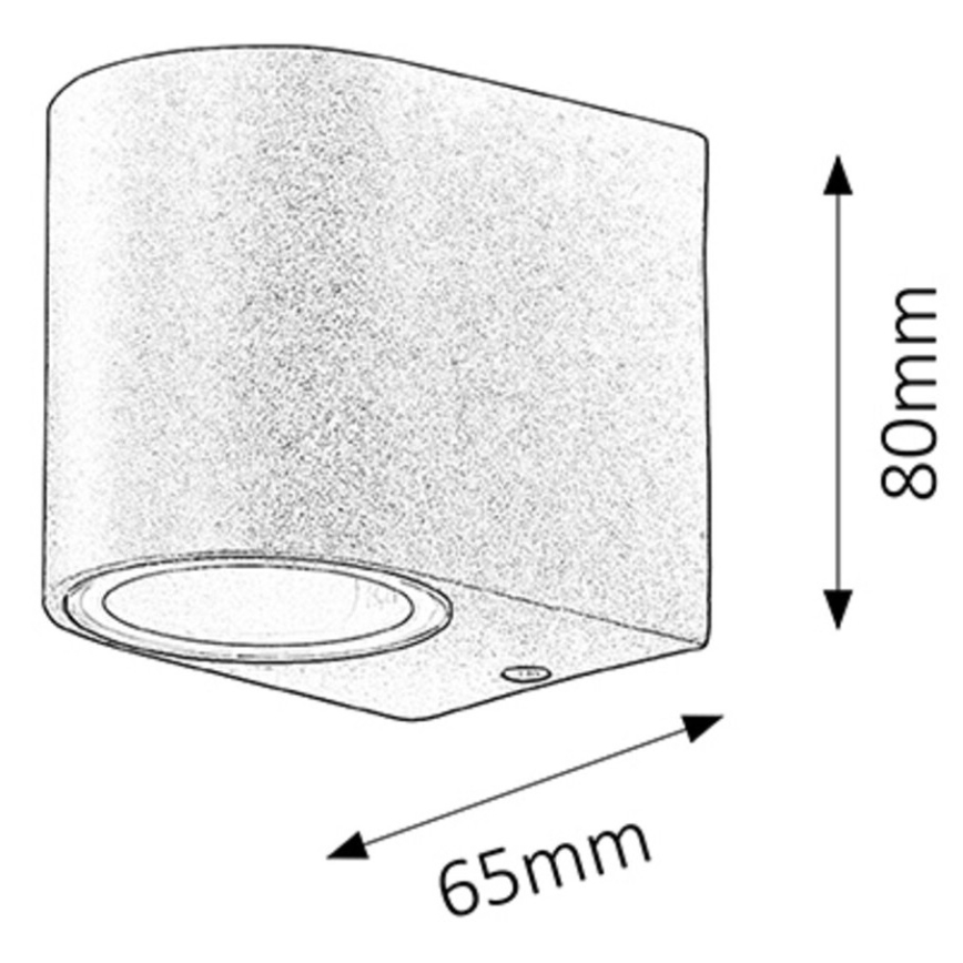 Rabalux - Applique murale extérieure 1xGU10/35W/230V IP44