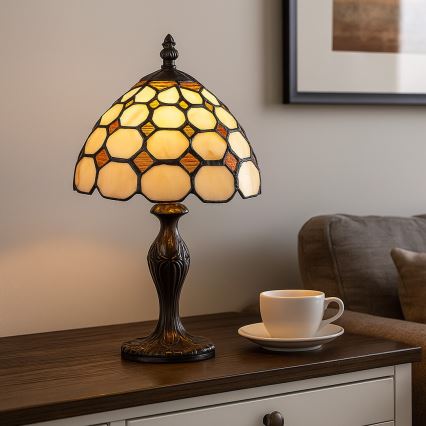 Rabalux - Lampe de table Tiffany avec vitraux 1xE14/40W/230V