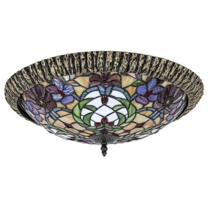 Rabalux - Tiffany plafondverlichting 2xE27/60W/230V