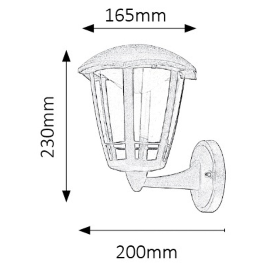 Rabalux - Applique murale LED extérieure LED/8W/230V IP44