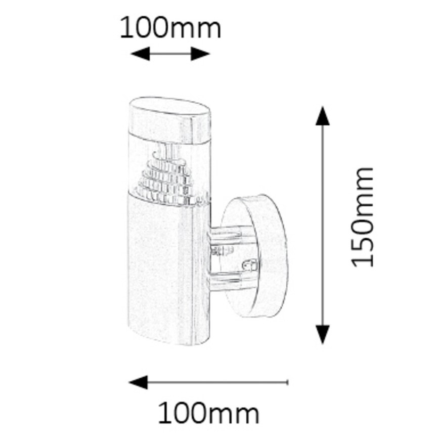 Rabalux - Applique murale extérieur LED/6W/230V IP44