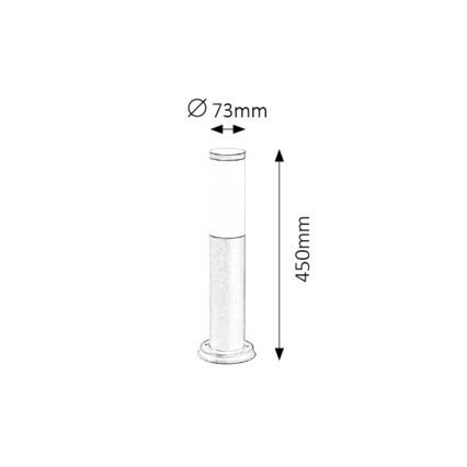 Rabalux - Buitenlamp 1xE27/25W/230V IP44