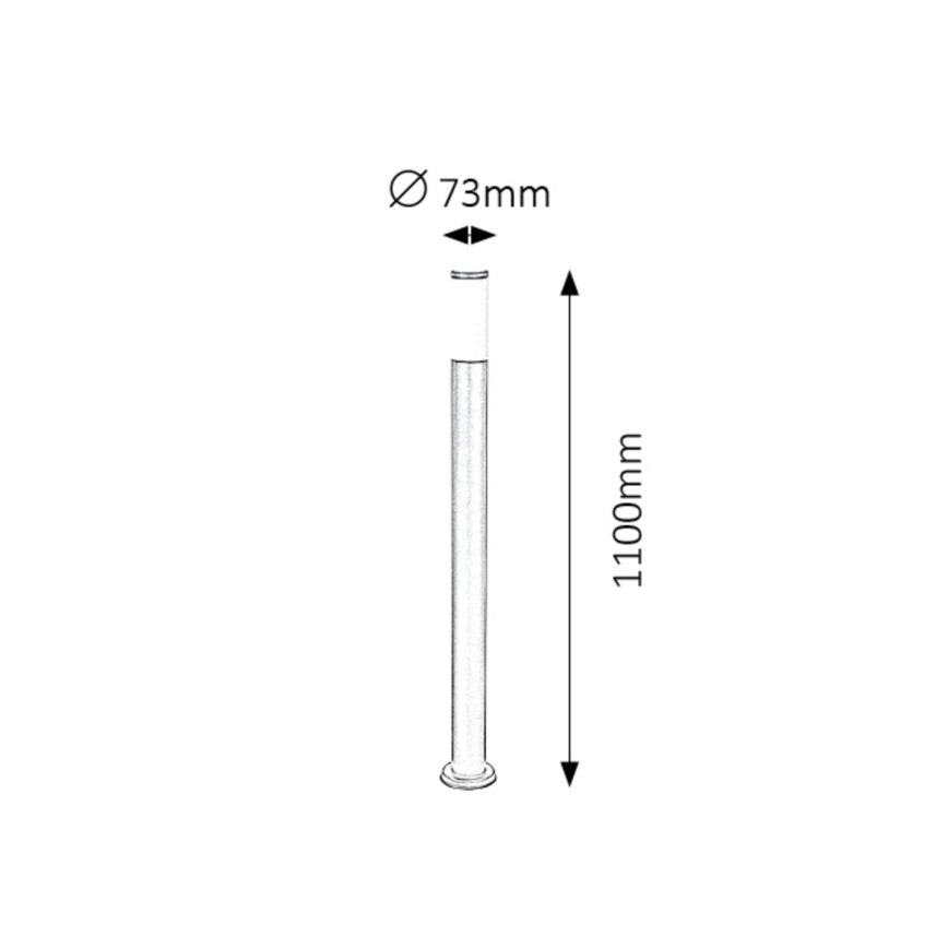 Rabalux - Buitenlamp 1xE27/25W/230V IP44 110 cm
