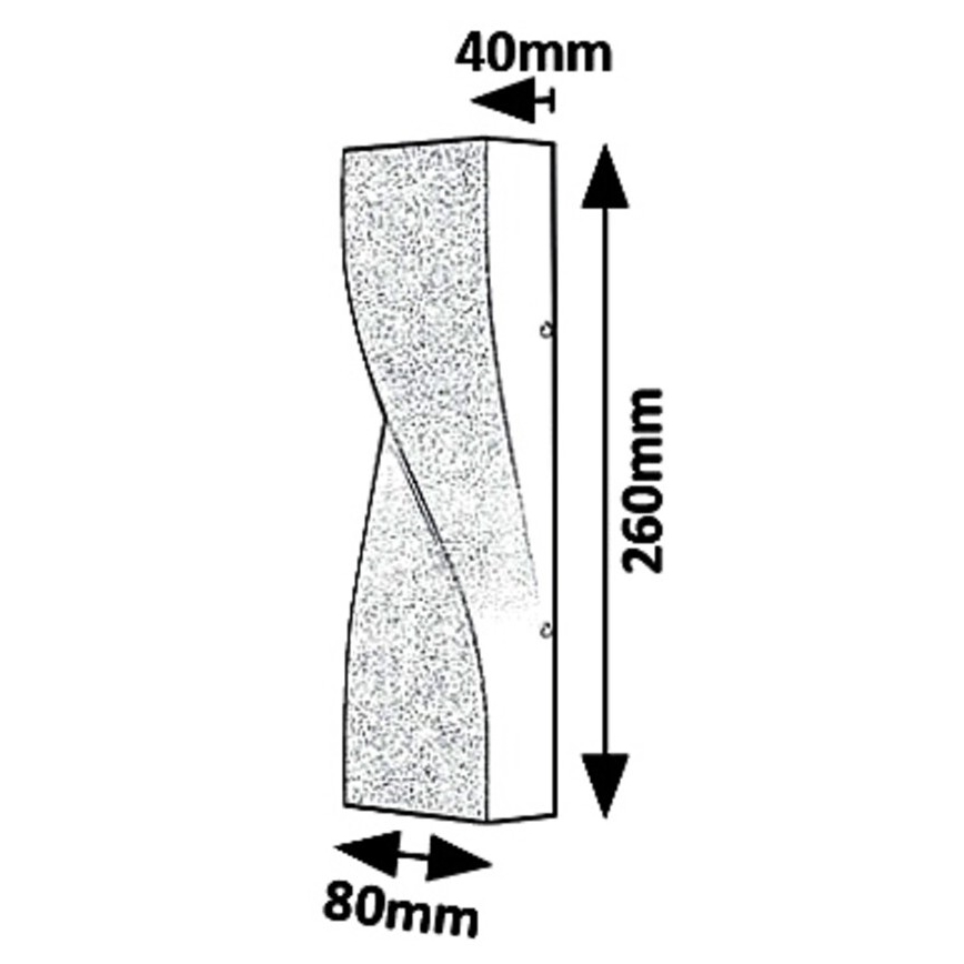 Rabalux - Applique murale extérieure LED/11W/230V IP65