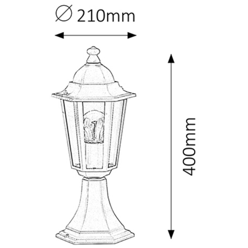 Rabalux - Buitenlamp 1xE27/60W/230V