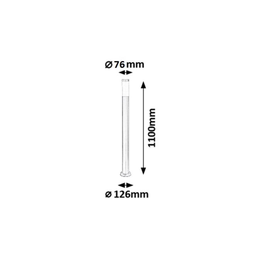 Rabalux - Lampe extérieur 1xE27/25W IP44 110 cm