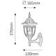 Rabalux - Buiten wandlamp 1xE27/60W/230V