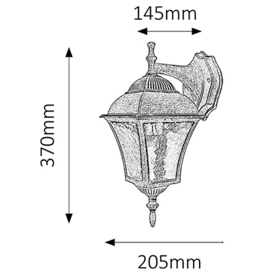 Rabalux - Buiten wandlamp 1xE27/60W/230V IP44