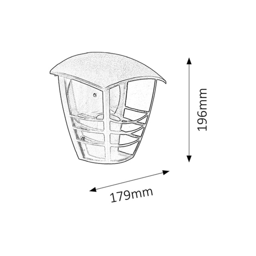 Rabalux - Buiten wandlamp 1xE27/60W/230V IP44