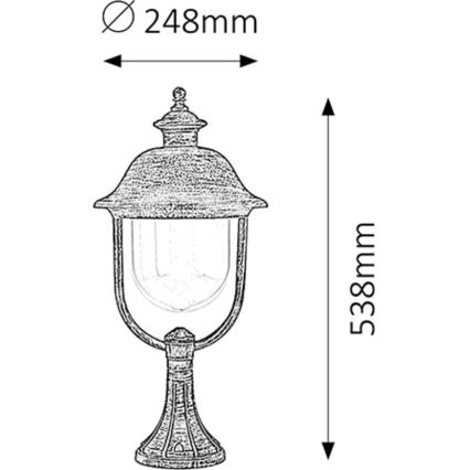 Rabalux - Buitenlamp 1xE27/100W IP44