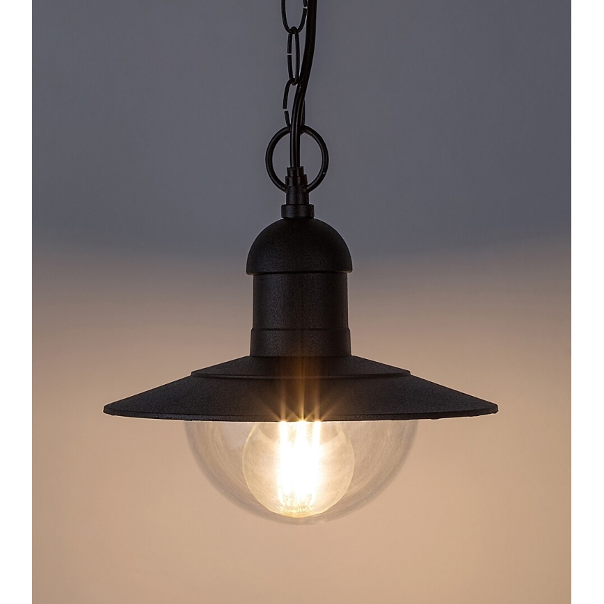 Rabalux - Suspension extérieure 1xE27/60W noire IP44