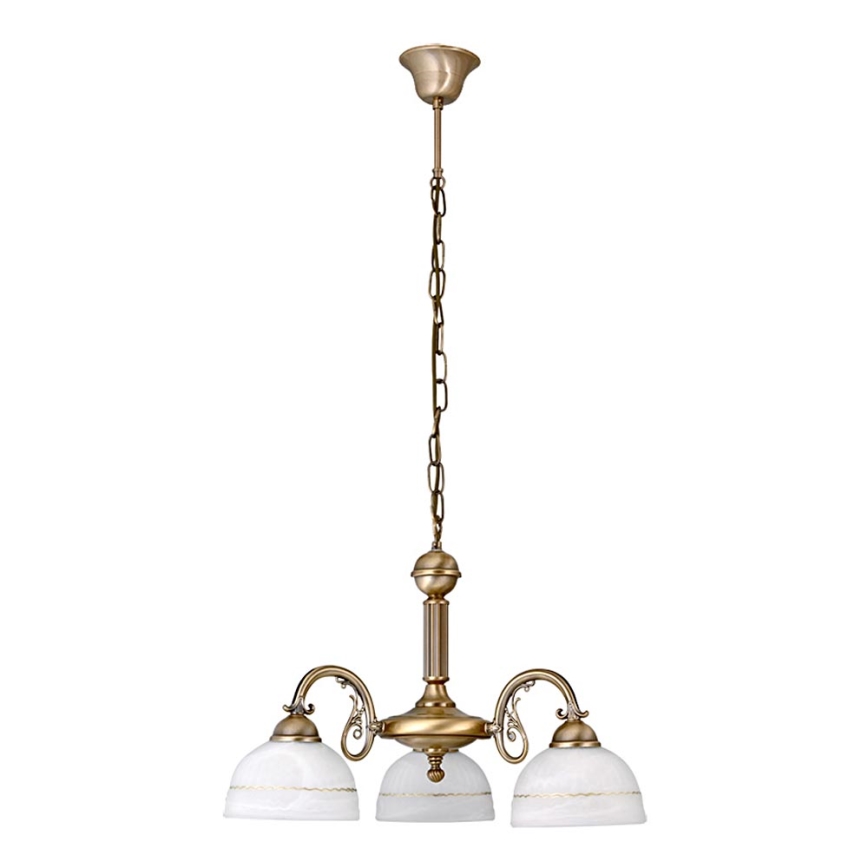 Rabalux 8813 - Lustre avec chaîne FLOSSI 3xE27/40W/230V