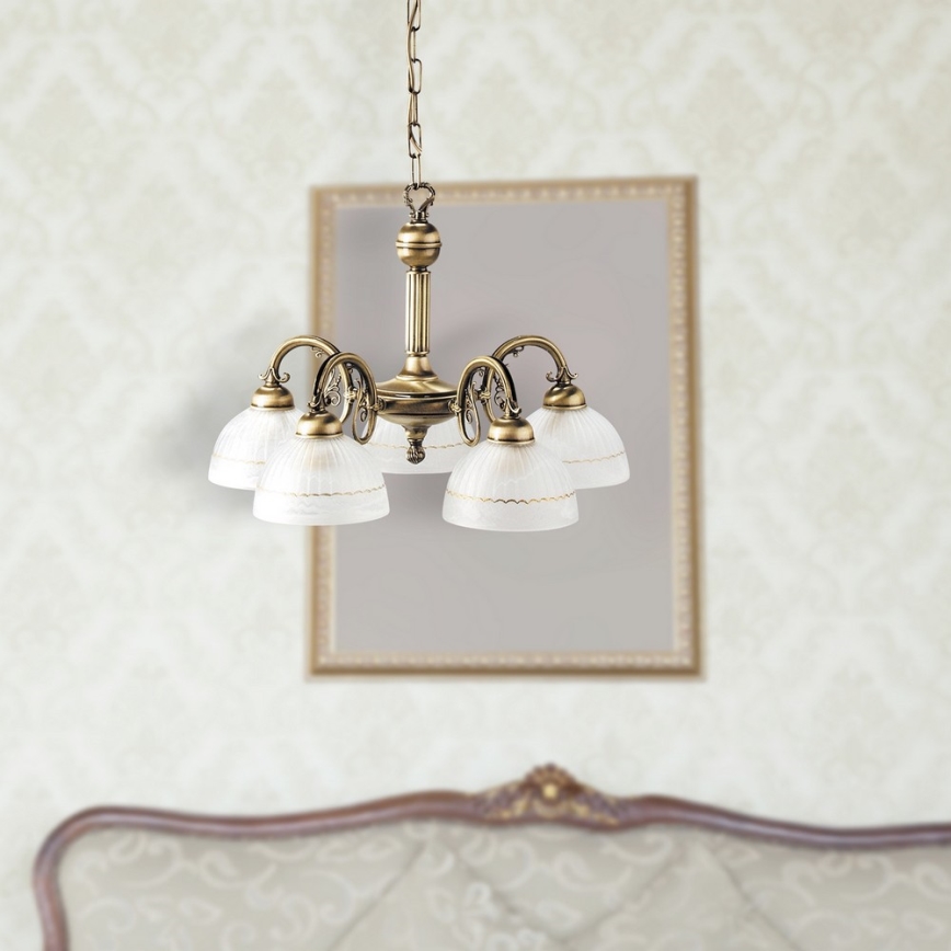 Rabalux 8815 - Hanglamp aan ketting FLOSSI 5xE27/40W/230V