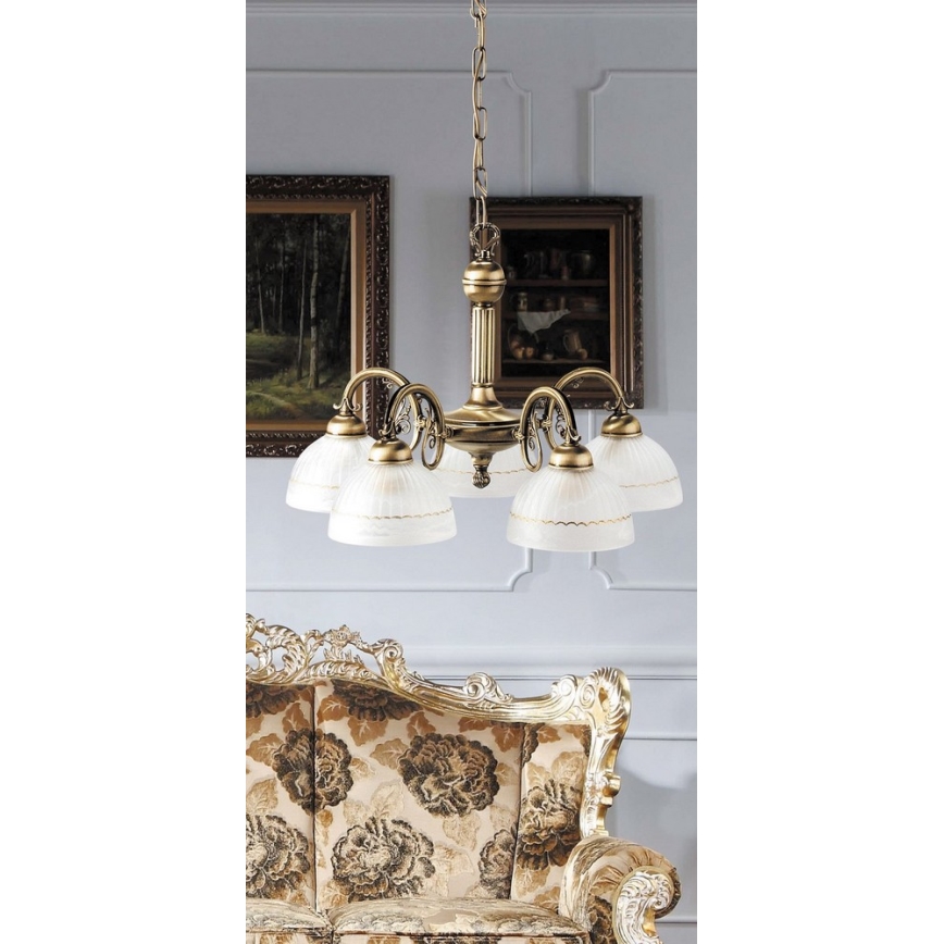 Rabalux 8815 - Hanglamp aan ketting FLOSSI 5xE27/40W/230V