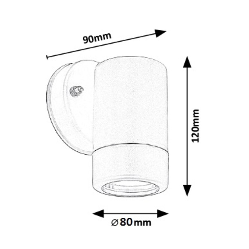 Rabalux - Buiten wandlamp 1xGU10/10W/230V IP44