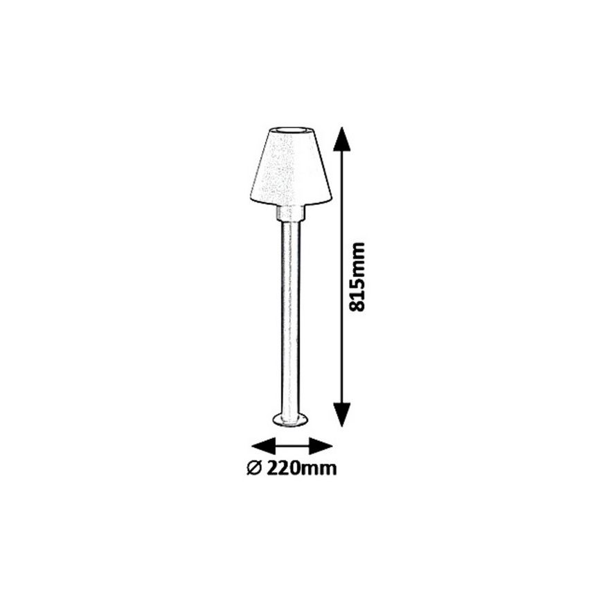Rabalux 8845 - Buitenlamp FAVARA 1xE27/14W/230V IP44