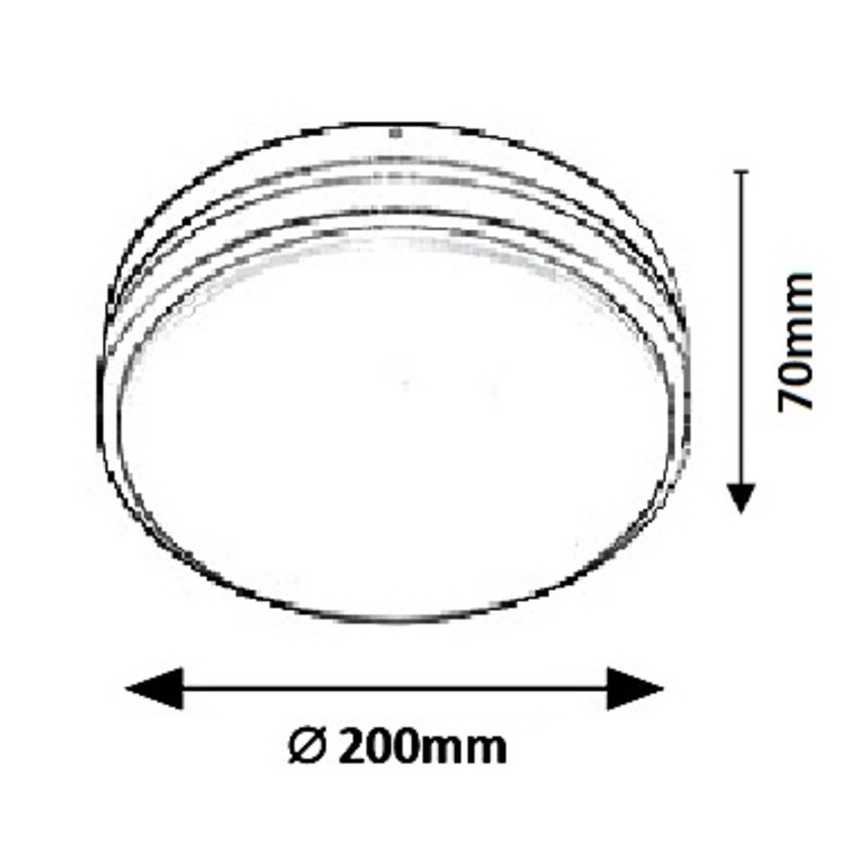 Rabalux 8847 - Applique murale LED extérieure HAMBURG LED/10W/230V IP44