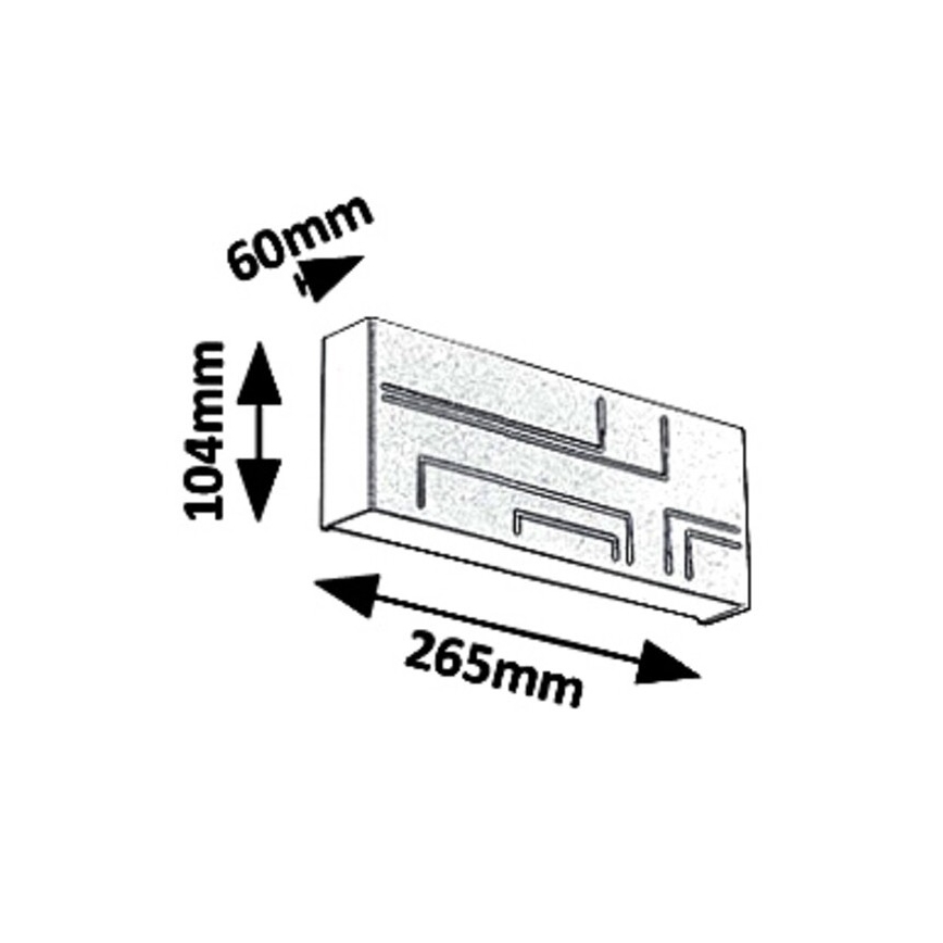 Rabalux 8873 - Applique murale extérieure MARIBOR LED/12W/230V IP65