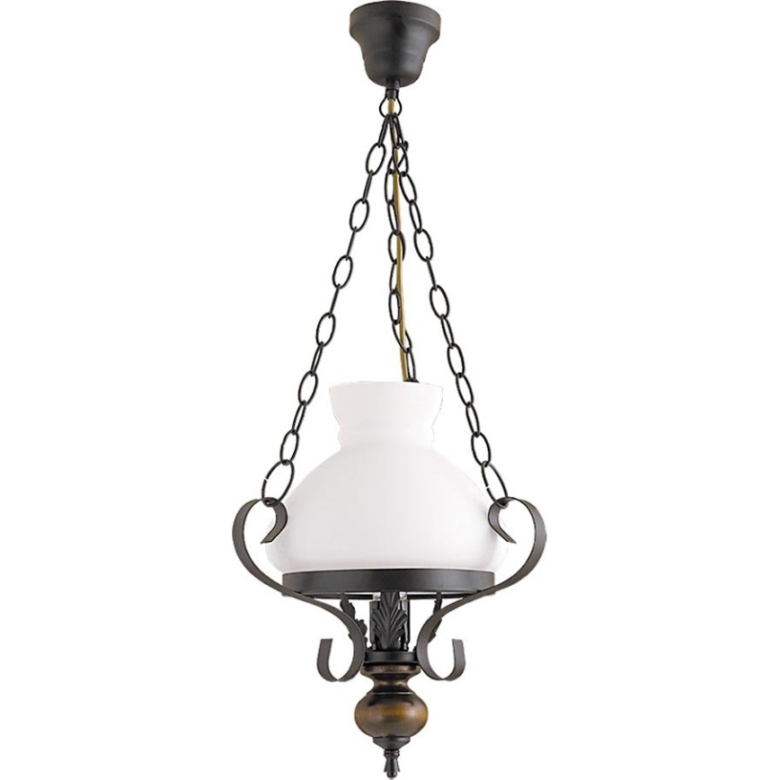 Rabalux - Verre de rechange pour suspension, lampe de table et applique murale E27 d. 23,5 cm blanc