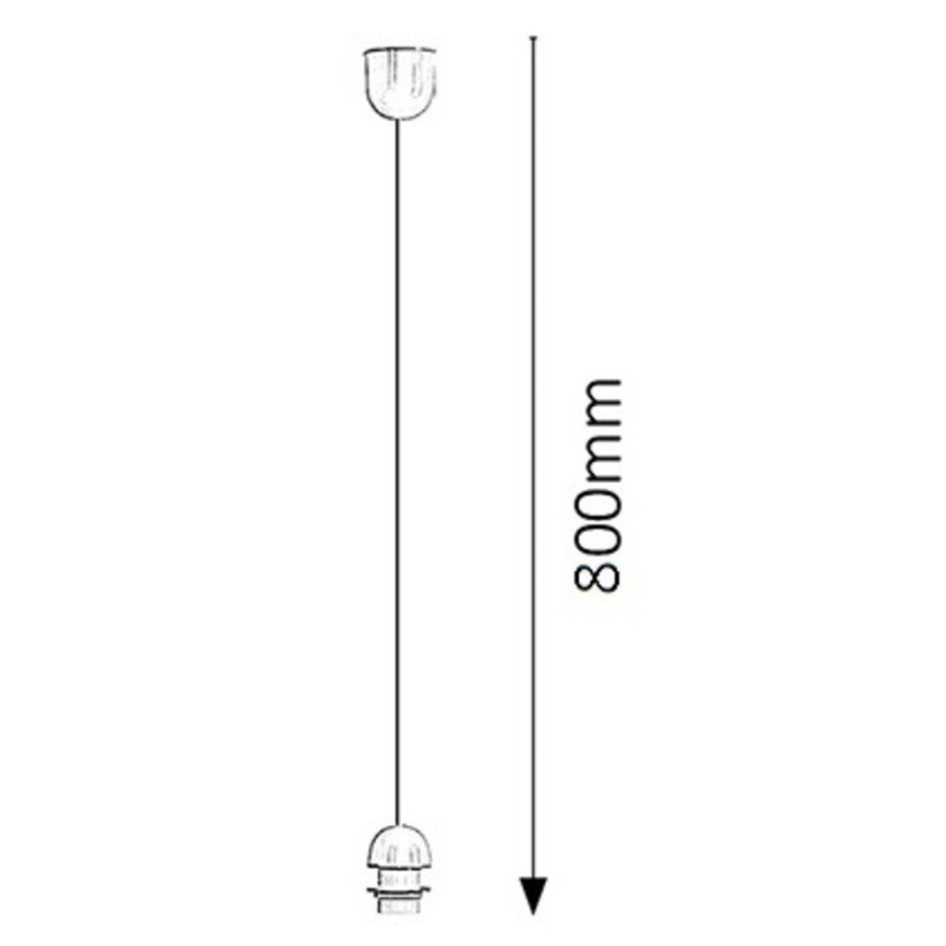 Rabalux - Cable d'alimention 1xE27/60W/230V