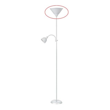 Rabalux - Abat-jour de rechange pour lampadaire ACTION E27 grand blanc