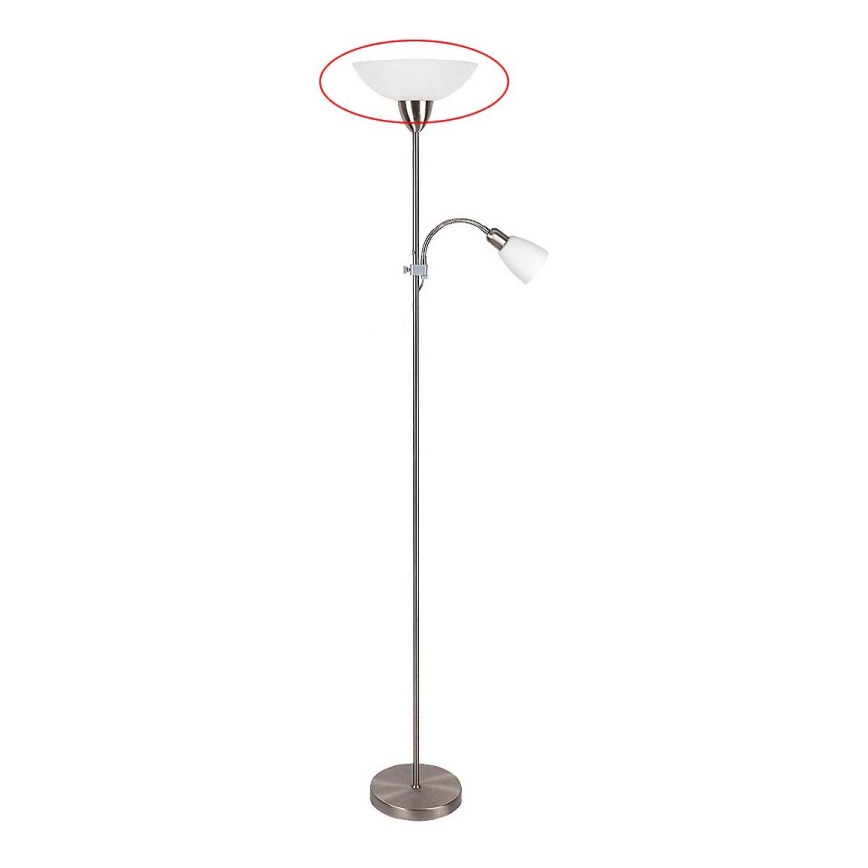 Rabalux - Abat-jour de rechange pour lampadaire E27 large blanc