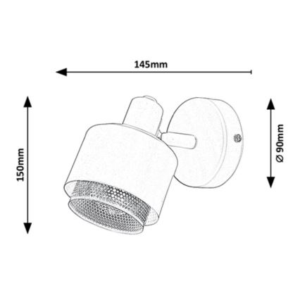 Rabalux - Applique murale 1xE14/40W/230V