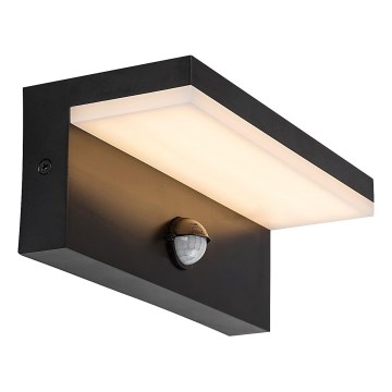 Rabalux - Applique murale extérieure avec détecteur LED/9W/230V 2700/4000/6500K IP54 noir