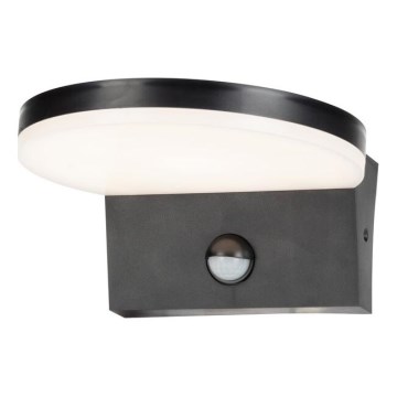Rabalux - Applique murale extérieure avec détecteur LED/9W/230V 2700/4000/6500K IP54 noir
