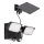 Rabalux - Applique murale flexible avec détecteur et panneau externe 2xLED/5W/3,7V IP54 noir 600 mAh