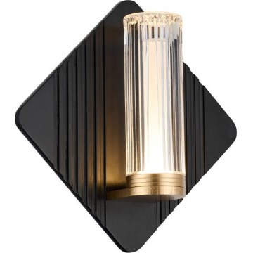 Rabalux - Applique murale LED pour salle de bains LED/7W/230V IP44 noir/doré